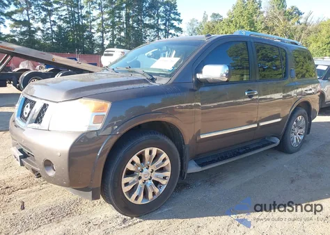 2015 Nissan Armada Platinum from USA, damaged, VIN 5N1BA0NF2FN613781